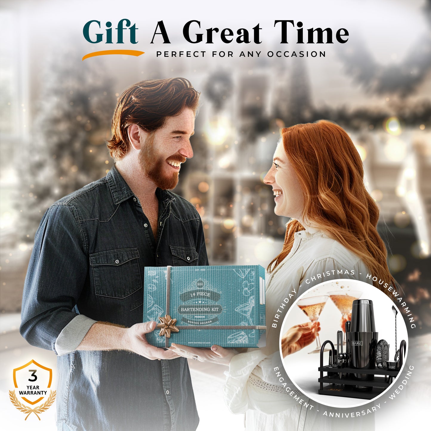 Modern Boston Bartender Kit