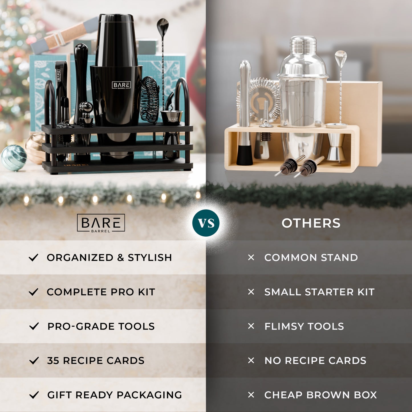 Modern Boston Bartender Kit