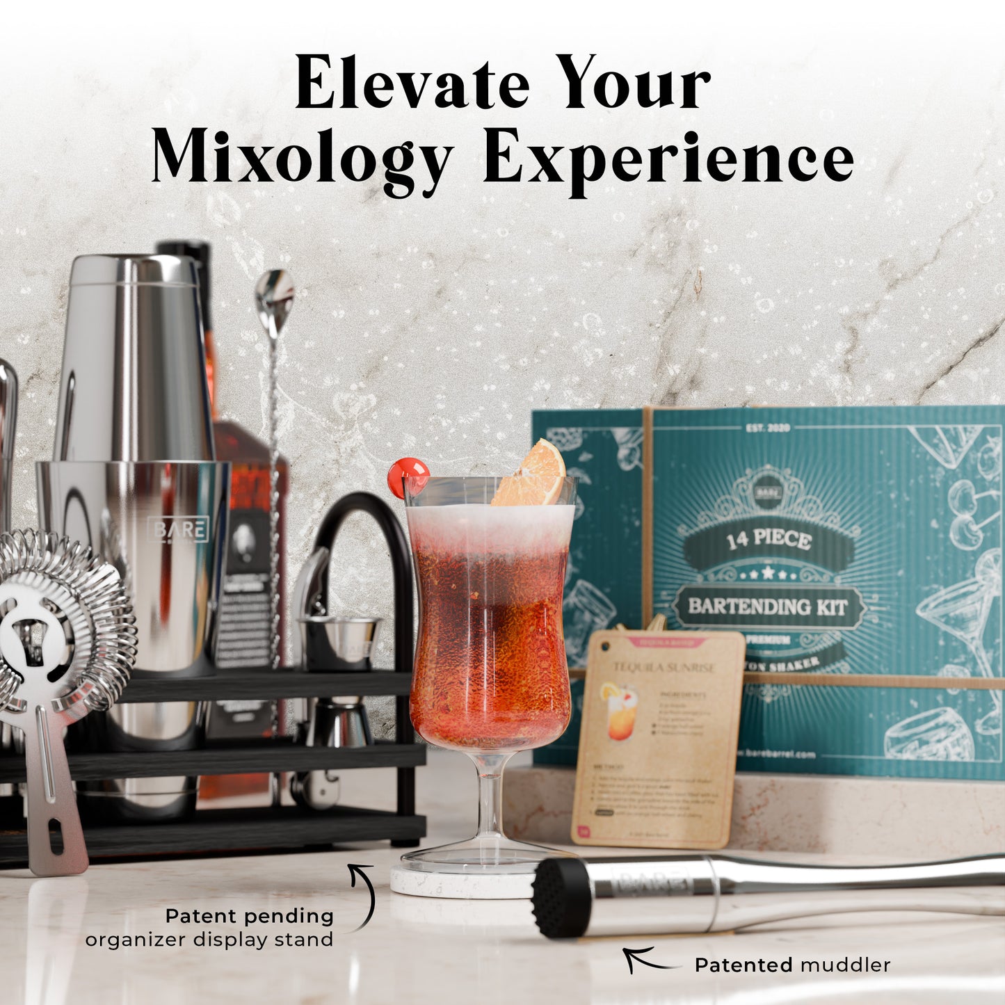 Modern Boston Bartender Kit