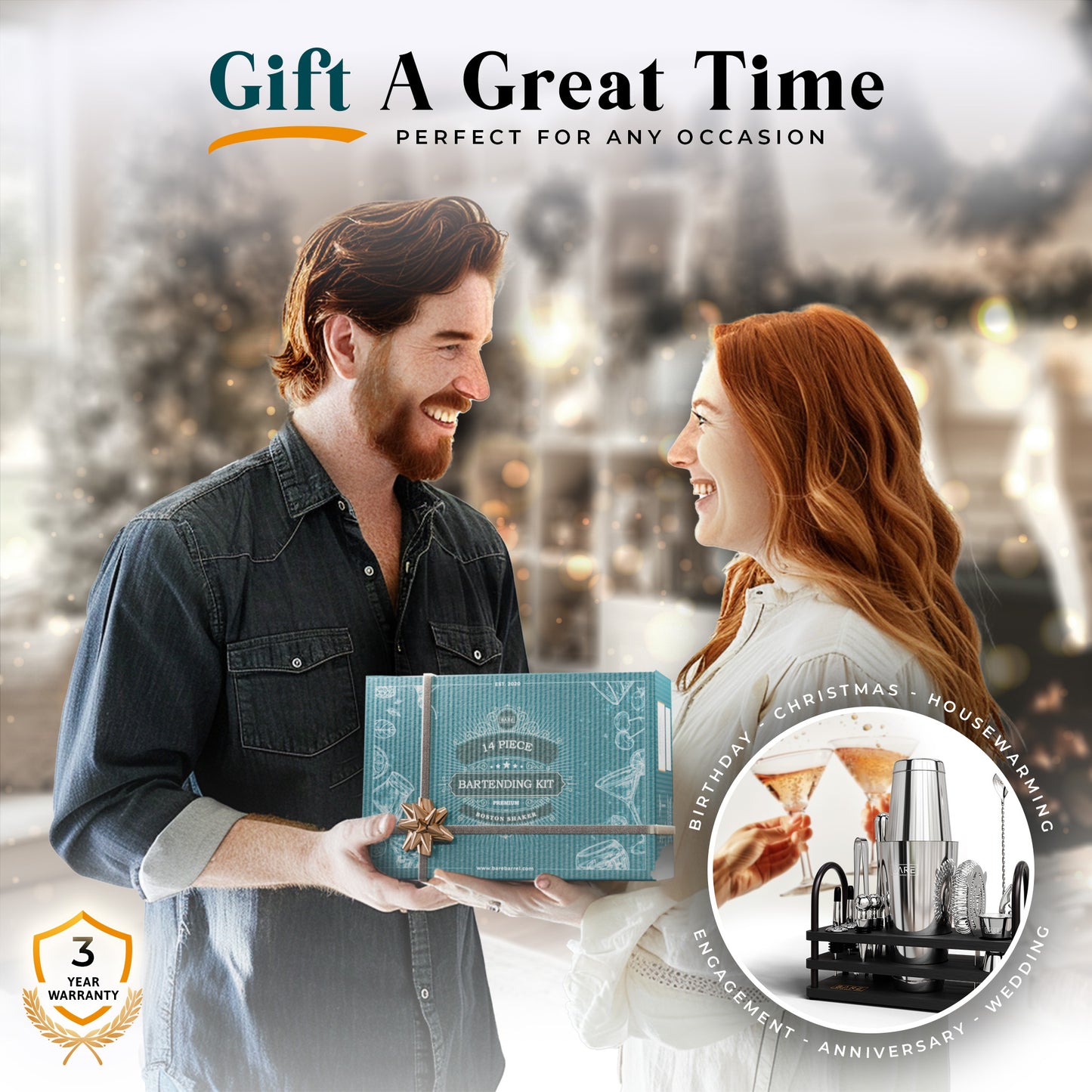 Modern Boston Bartender Kit