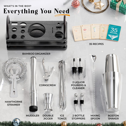 Modern Boston Bartender Kit