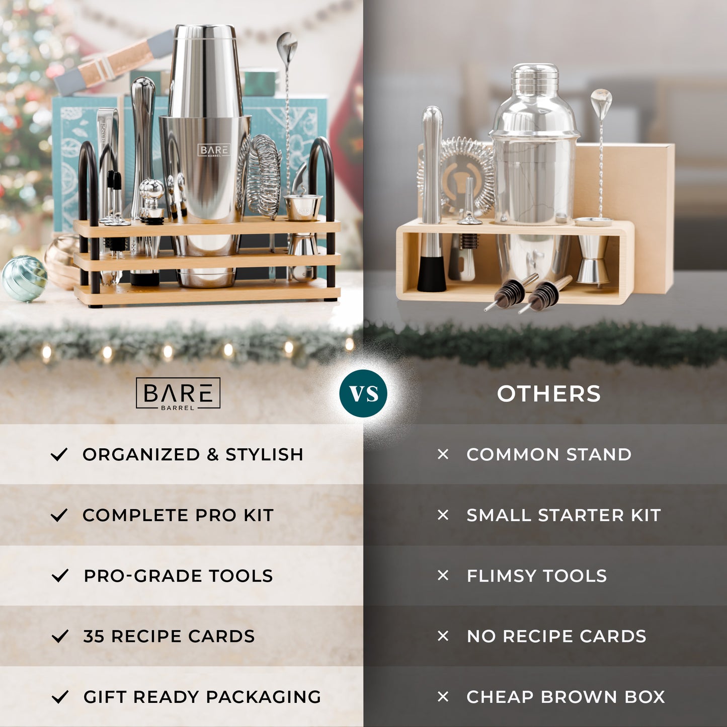 Modern Boston Bartender Kit