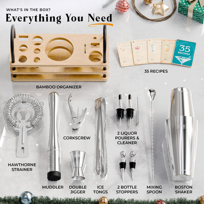 Modern Boston Bartender Kit